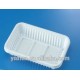 Disposable PLA food hinged tray