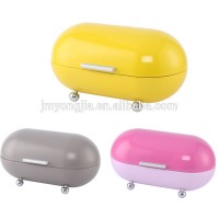 Colorful Capsule Shape powder coating Metal vintage metal bread box