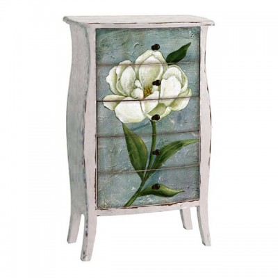 cheap multi drawer home decorative White Flower drawing room wooden cabinet designs